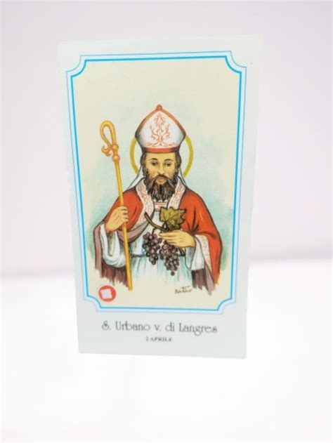 SAINT URBAN Of LANGRES France Votive Image Relic Reliquary Etsy