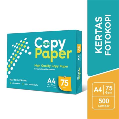 Jual Kertas HVS Putih Kertas Photocopy A4 75 GR COPY PAPER