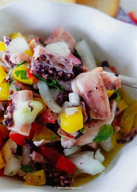 Octopus Salad Recipe - Helena Recipes