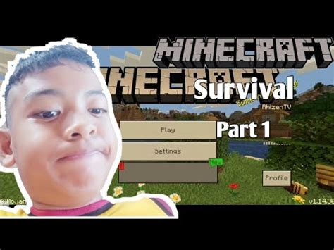 Bagong Simula Naman Minecraft PE Survival Part 1 Filipino YouTube