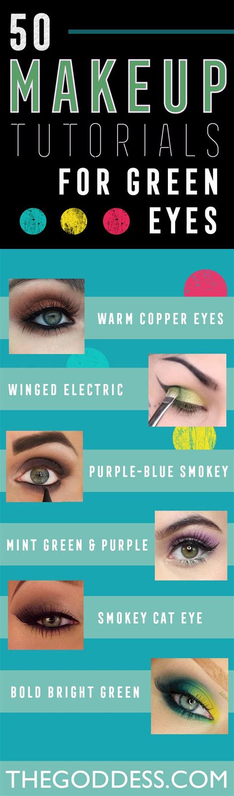 Makeup Tutorials For Green Eyes Easy Eyeshadow Video And Tutorial Ideas Natural Everyday