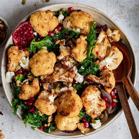 Roast Cauliflower Salad With Kale The Last Food Blog