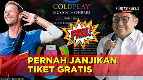 Momen Cak Imin Nonton Konser Coldplay Ternyata Seru Yo