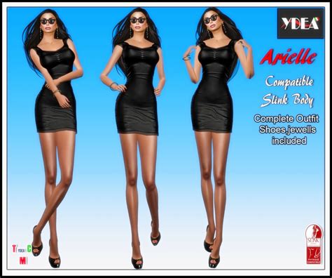 Second Life Marketplace Ydea Arielle Black Outfit