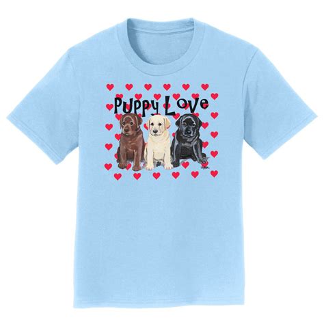 Puppy Love Valentines Day Youth T Shirt