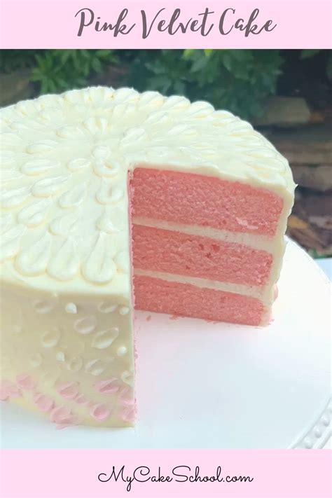 Delicious Homemade Pink Velvet Cake