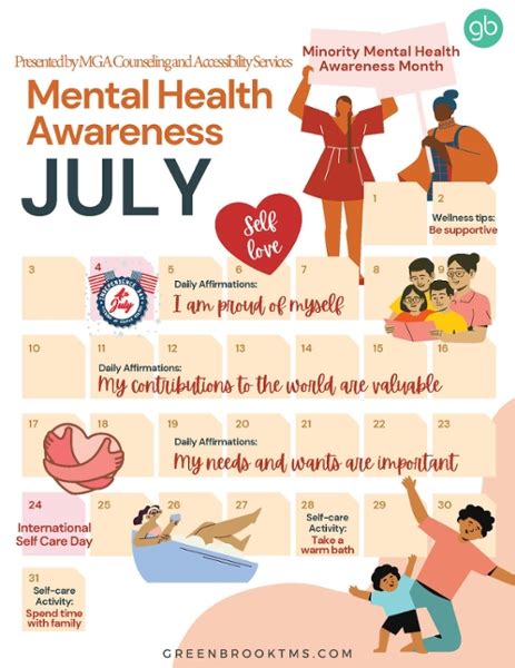 From Counseling Accessibility Services July Mental Health Awareness