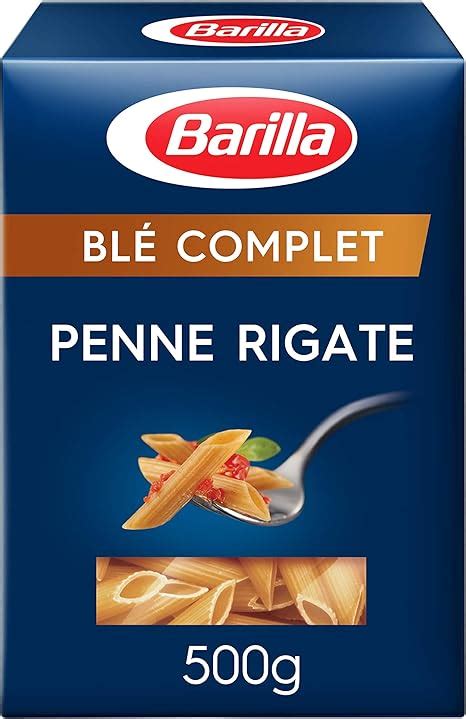 Barilla P Tes Pennette Rigate Integrale Bl Complet G Lot De