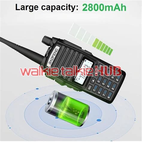 Baofeng Uv Plus W Km Long Range Powerful Walkie Talkie Two Way