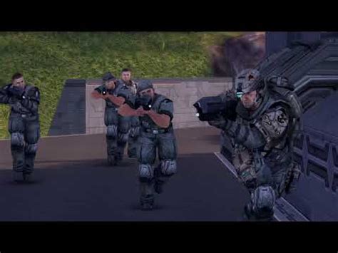 Halo Ce Marines Vs Covenant Ai Battle Youtube