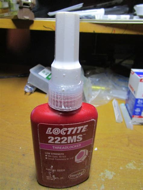 Loctite 222ms Threadlocker Purple Liquid 50 Ml Bottle 22231 Idh