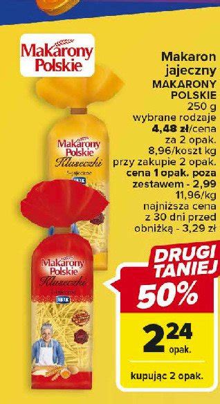 Makaron Kluseczki Babuni Makarony Polskie Cena Promocje Opinie