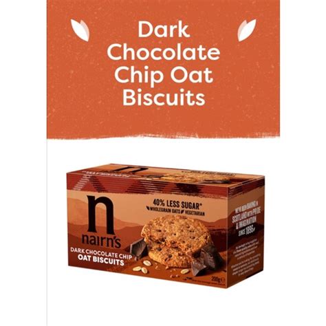 Nairn S Oat Biscuits 200g Dark Chocolate Chips Mixed Berries Shopee