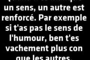 Quand il te manque un sens un autre est renforcé Humour France fr