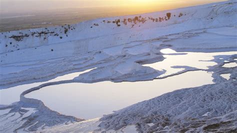 The Travertine Pools of Pamukkale, Turkey