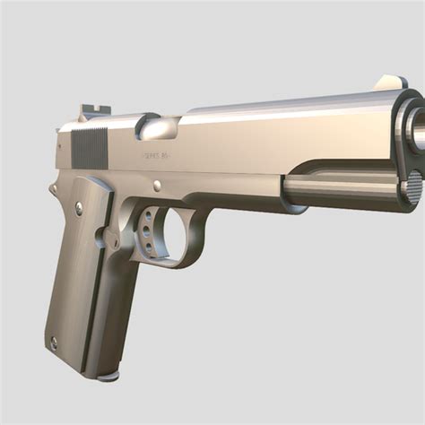 Download Stl File Colt 1991 Airsoft 3d Print • 3d Printing Design • Cults