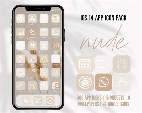 Beige App Icons Nude App Icons Aesthetic App Icons Beige Etsy Deutschland