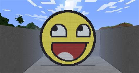 Minecraft Pixel Art Awesome Face