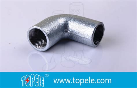 BS4568 Conduit Fittings 25mm Malleable Iron Solid Elbow 90 Degree