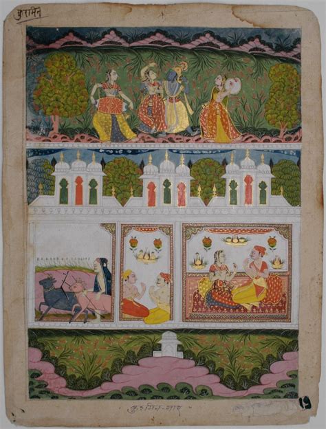 Bundelkhand Painting Miniature Painting Illustrated Manuscript