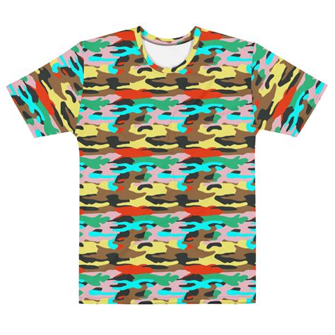 65 Mcmlxv Unisex Bright Camouflage Print T Shirt