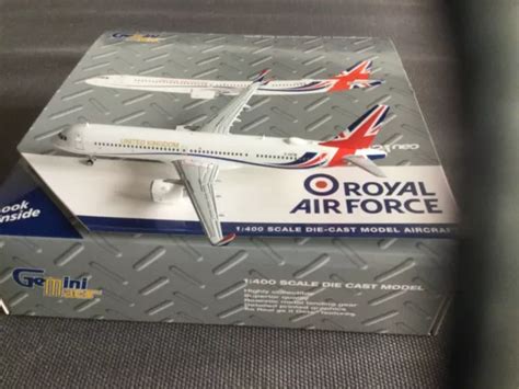 RAF AIRBUS A321 Neo UK Livery G XATW Gemini Macs Model 1 400 Scale