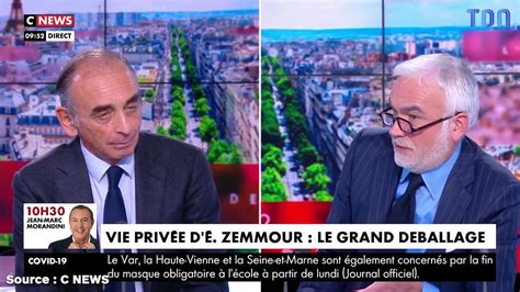 Eric Zemmour Interrog Sur Sa Situation Amoureuse Avec Sarah Knafo