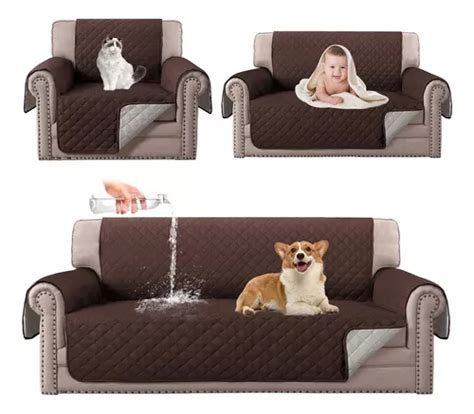 Protector Cubre Sala De Funda Sofá Impermeable Sillón 3 Pzs Meses sin