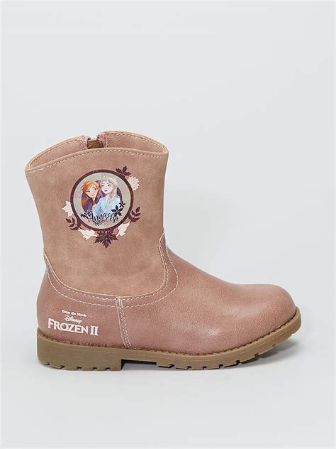 Botas Em Pele Sint Tica Frozen Da Disney Toupeira Kiabi