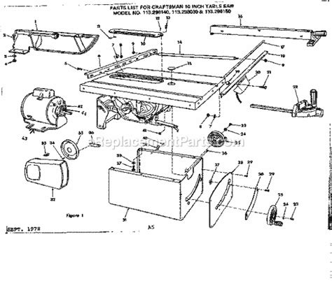 Craftsman 10 Inch Table Saw 113298150