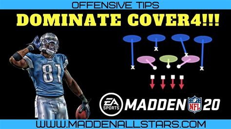 HOW TO Beat Cover 4 In Madden 20 Offensive Tips Tricks YouTube