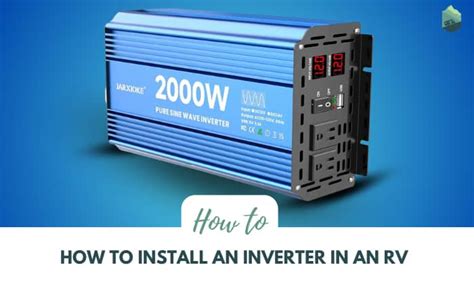 How To Install An Inverter In An Rv Steps