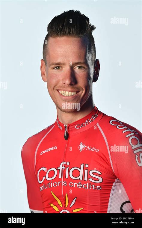 Belgian Kenneth Vanbilsen Of Cofidis Poses For The Photographer During