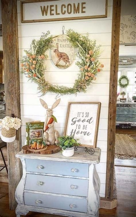 Pin by ᗪream 𝓢𝓅𝒾𝓇𝒶𝓁 on ૮ottage ɓunny Easter kitchen decor Rustic