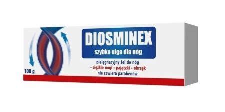 Diosminex Szybka ulga dla nóg żel 100ml data ważności 01 2024r