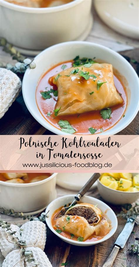 Polnische Go Bki Kohlrouladen In Tomatenso E Rezept I Omas Rezepte I