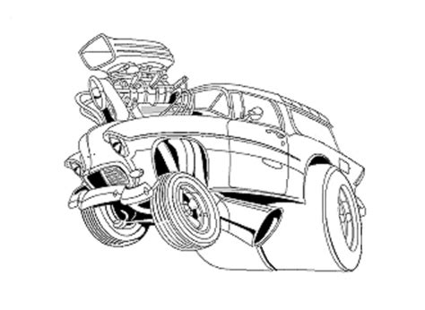 55 Chevy Artwork Coloring Pages