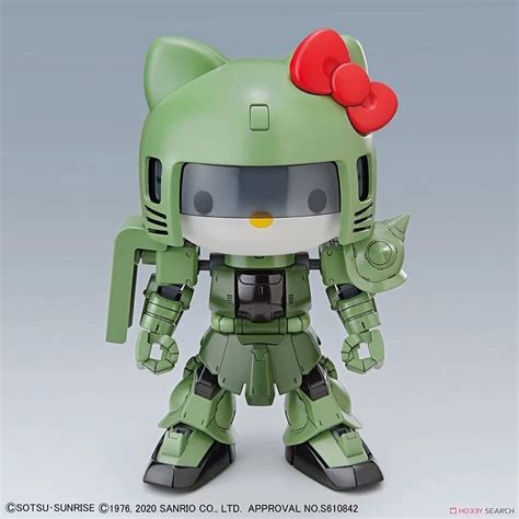 Bandai Model Kit Sd Hello Kitty Zaku Ii [sd Gundam Cross Silhouette