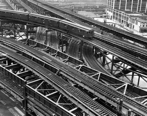 New York Subway Train Tracks And Signals Outside Queens Plaza Station ...