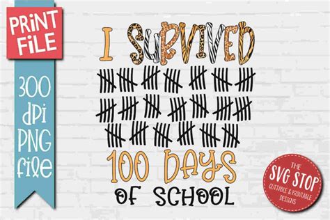 I Survived 100 Days Of School 100 Days T Shirt 434533