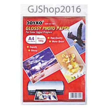 Jual Glossy Photo Paper Kertas Foto Mengkilap A4 Tebal 180gr 180 Gr