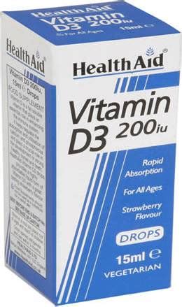 Health Aid Vitamin D3 200iu 15ml See Best Price