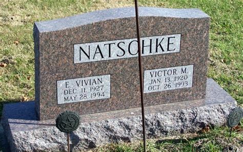 Victor Melvin Natschke Find A Grave Memorial