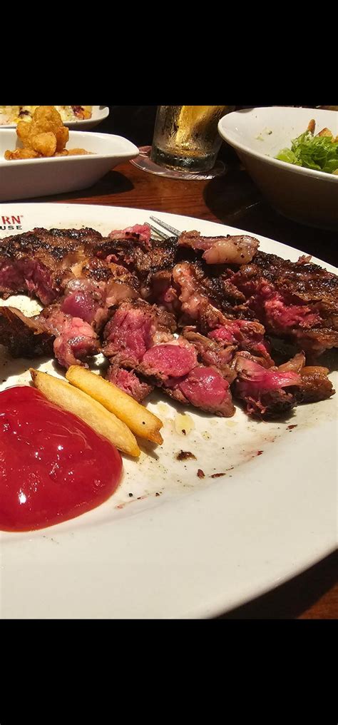 Longhorn Steakhouse Outlaw Ribeye Rare Or Raw Dining And Cooking