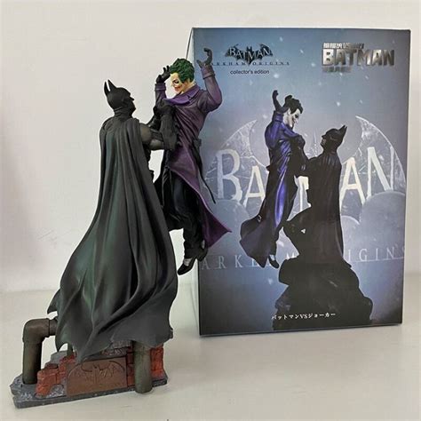 Patung Batman Vs Joker Action Figure Dari Origins Arkham Model Mainan