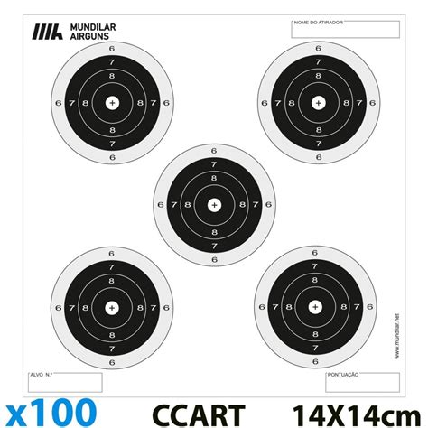 Buy online Air Gun Comp. Targets 100pcs from • Shop of Air Gun Targets Online Store • Mundilar ...