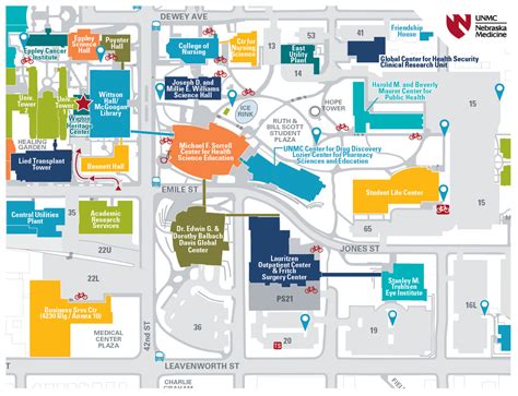 UNMC Campus Map