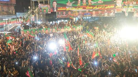 Imran Khan Long March In Rawalpindi