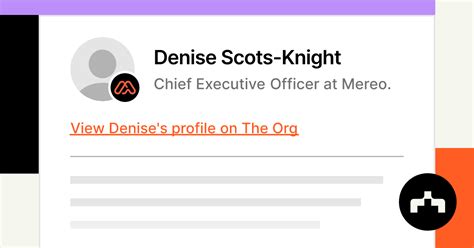 Denise Scots-Knight - Chief Executive Officer at Mereo. | The Org