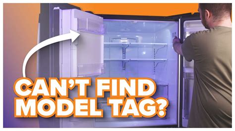 How To Locate Read The Model And Serial Number Tag On A Ge French